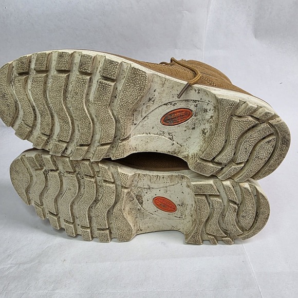 Lugz Boots Womens Size 11 Work Construction Combat Boots, Golden Wheat Brown GUC - Picture 5 of 10